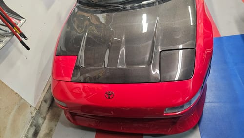 Customer photo review of MR2Heaven 1991-1998 SW20 Headlight Panel Covers (Metal Cover Replacement) - Dry Pre Preg Carbon Fiber Only