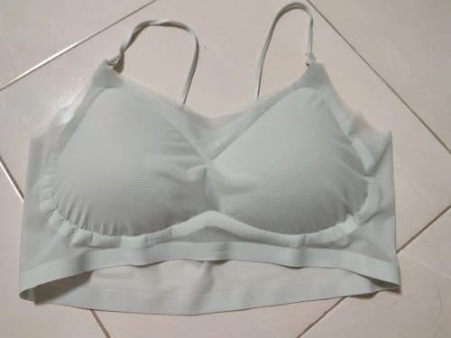 Customer photo review of Breeze Silk Halter Bra