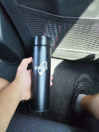 Customer photo review of Anime Thermos Water Cup