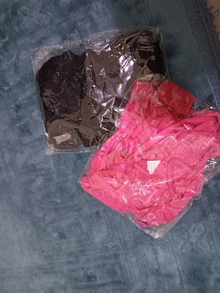 Customer photo review of Lace Gala Lingerie + Garter