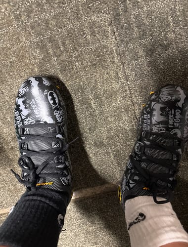 Customer photo review of Batman Football Cleats - Velocity 2.0 by Phenom Elite