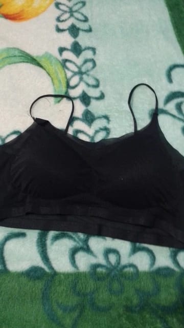 Customer photo review of Breeze Silk Halter Bra