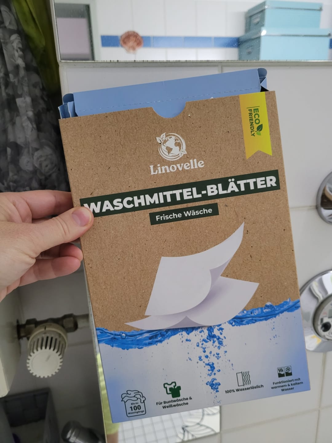 Customer photo review of Waschmittelblätter + 50 Extra GRATIS Wäschen