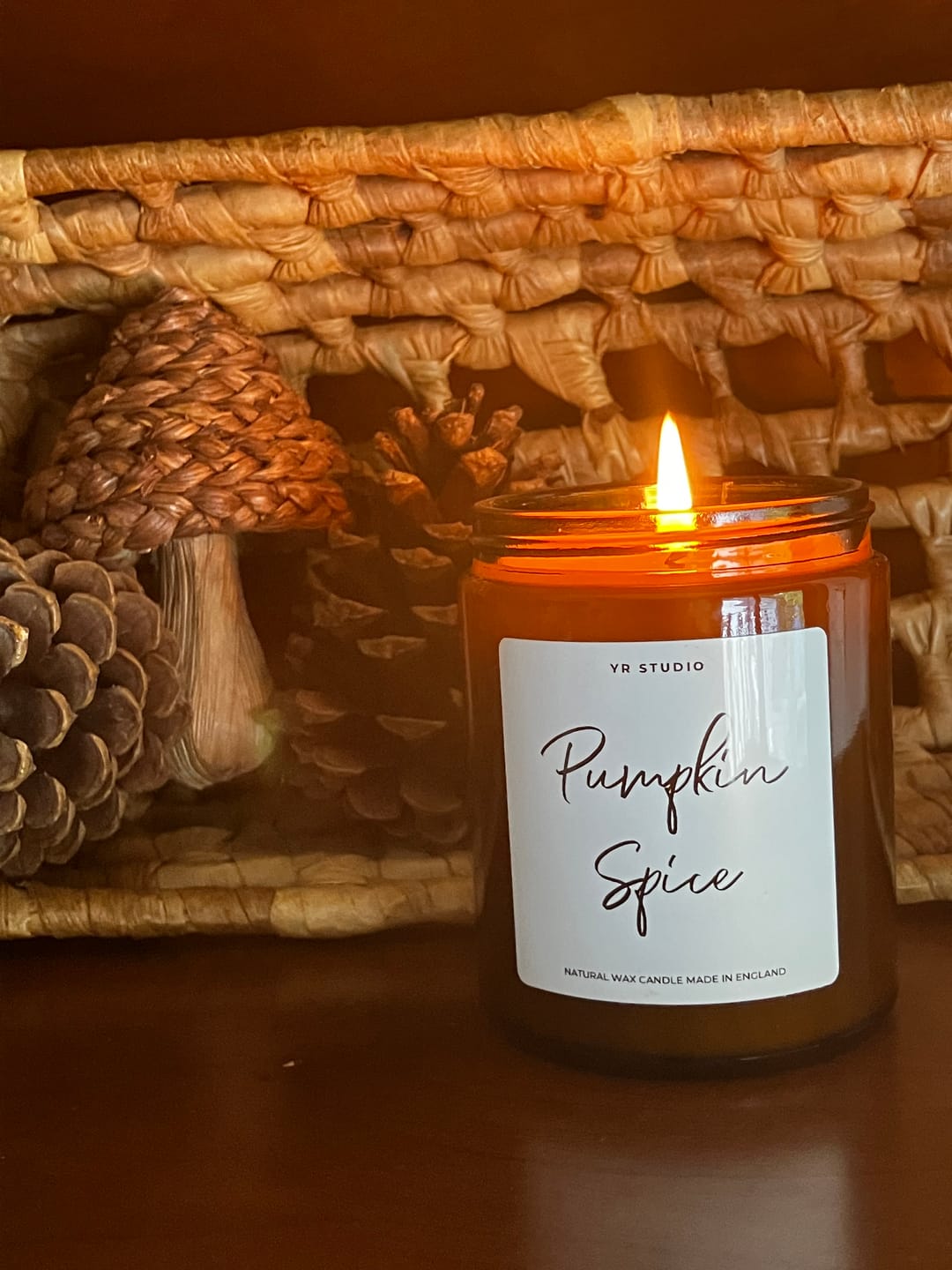 Customer photo review of Pumpkin Spice Candle