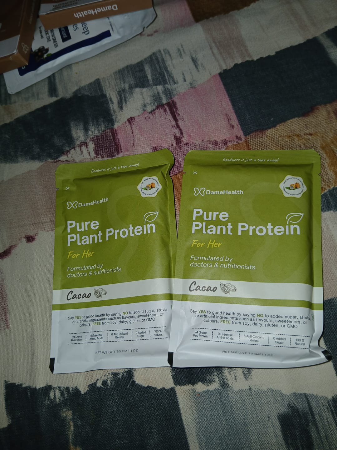 Customer photo review of Plant Protein l All Natural Protein for Women