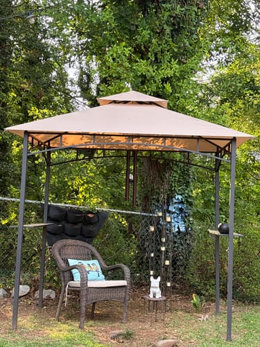 Customer photo review of MASTERCANOPY Grill Gazebo Replacement Canopy Top for Model L-GG001PST-F