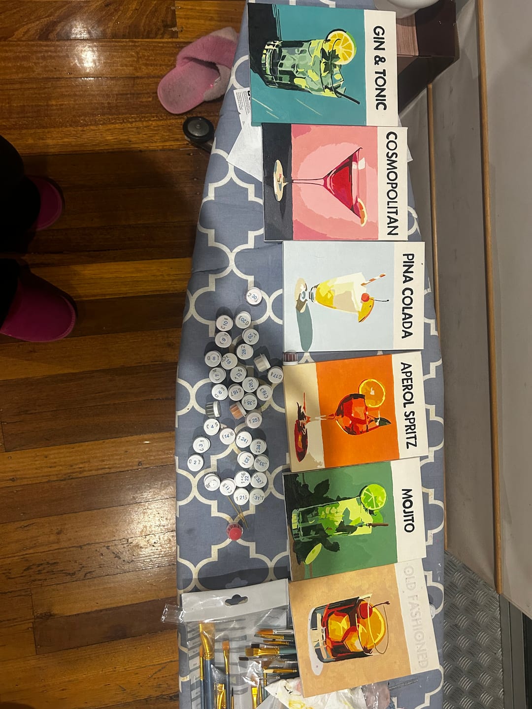 Customer photo review of 6 Mini Paintings - Cocktail Deluxe Set