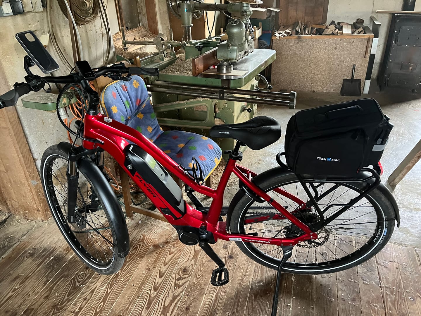 Customer photo review of ComfortSet - Fahrradsattel & gefederte Sattelstütze