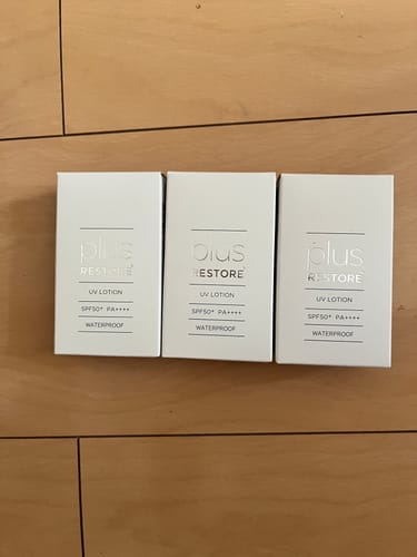Customer photo review of UVローション （SPF50+ / PA++++）