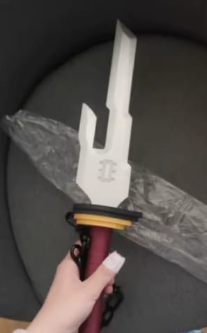 Customer photo review of Inverted Spear of Heaven 45 cm