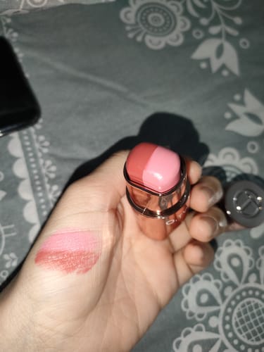 Customer photo review of O.TWO.O HAUTE DUAL COLOR SILKY SOFT LIP AND CHEEK STICK