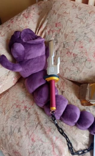 Customer photo review of Inverted Spear of Heaven 45 cm