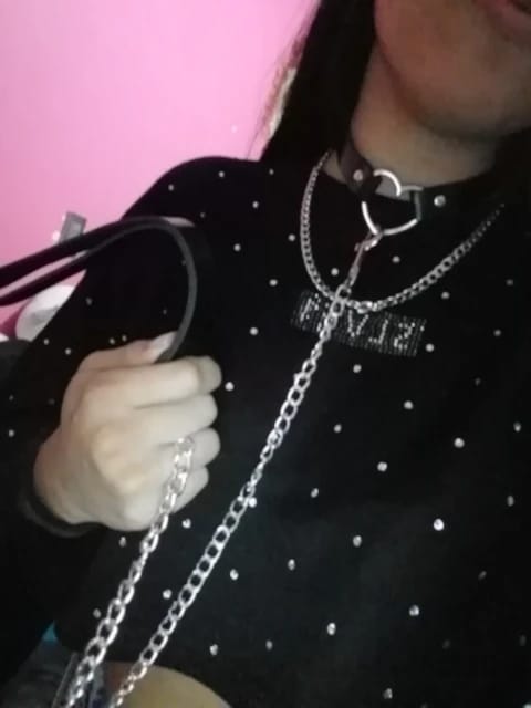 Customer photo review of Heart Collar Leash Chain