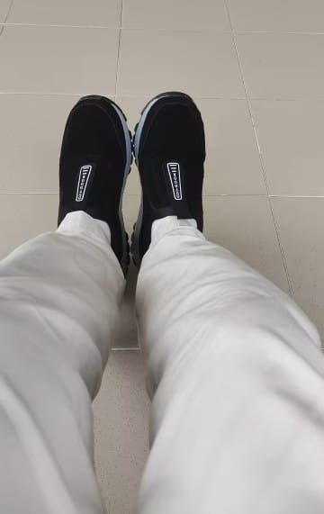 Customer photo review of Early Summer 49% Off🔥 Men's Waterproof Orthopedic Slip-on Walking Shoes