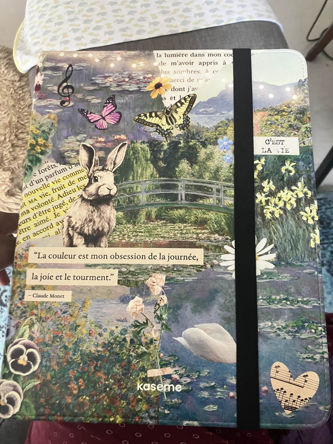 Customer photo review of Monet iPad Folio