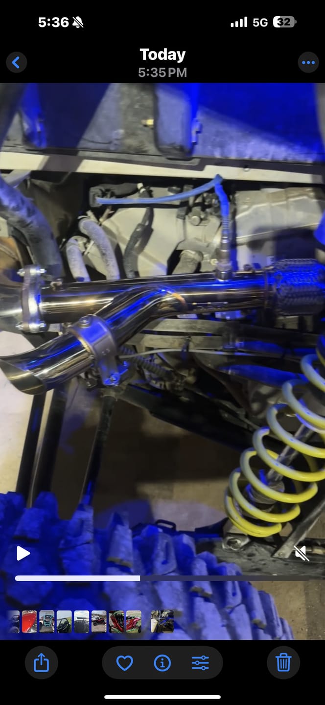Customer photo review of RPM RZR XPT Turbo Pro XP Pro S & Turbo R 2.5" Captains Choice Electric Side Dump E-Valve Exhaust