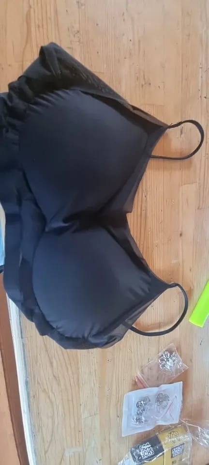 Customer photo review of Breeze Silk Halter Bra