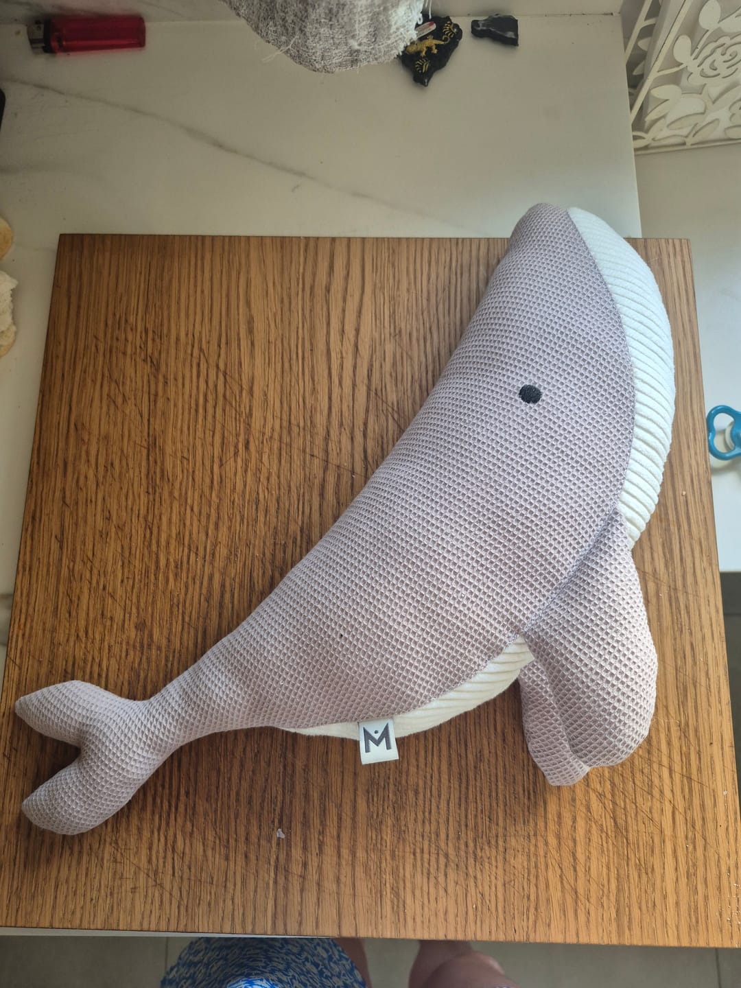 Customer photo review of Peluche Ballena Susi - ROSA