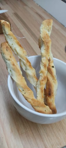 Customer photo review of Grisines, artesanales, caseros (9 unidades)