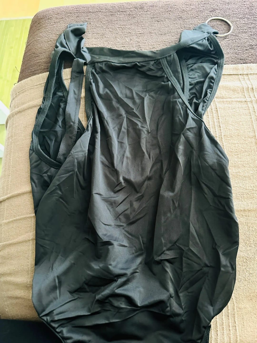 Customer photo review of Halo Ring Crotchless Bodysuit