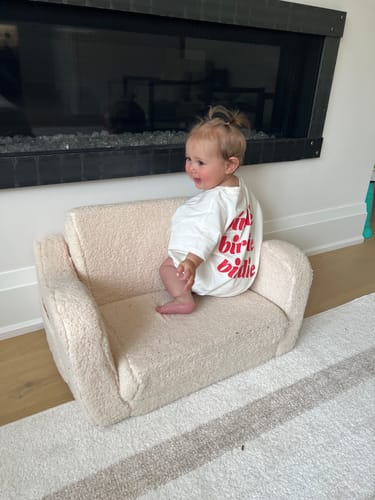 Customer photo review of Baby T-Shirt Snap Onesie - WHITE