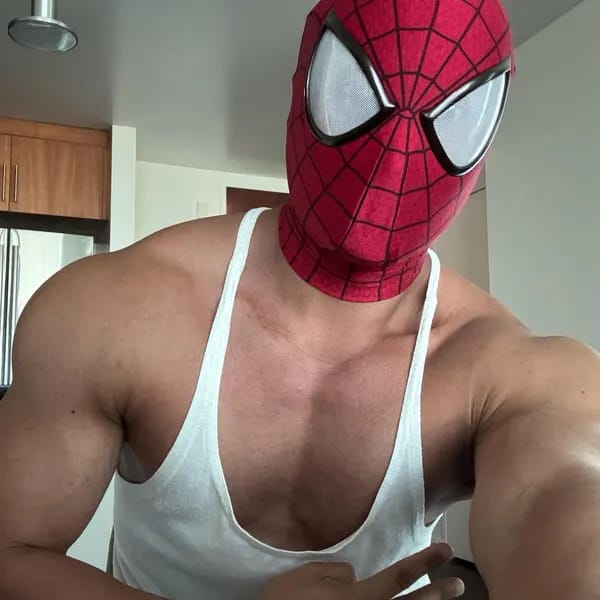 Customer photo review of Full-Head Shell Design! The Amazing Spider-Man 2 Mask