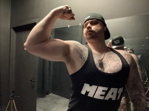 Customer photo review of LIFTING SHORTS – PRINT / CAMO BLACK