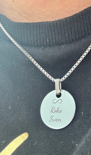 Customer photo review of Necklace: Stellar Names