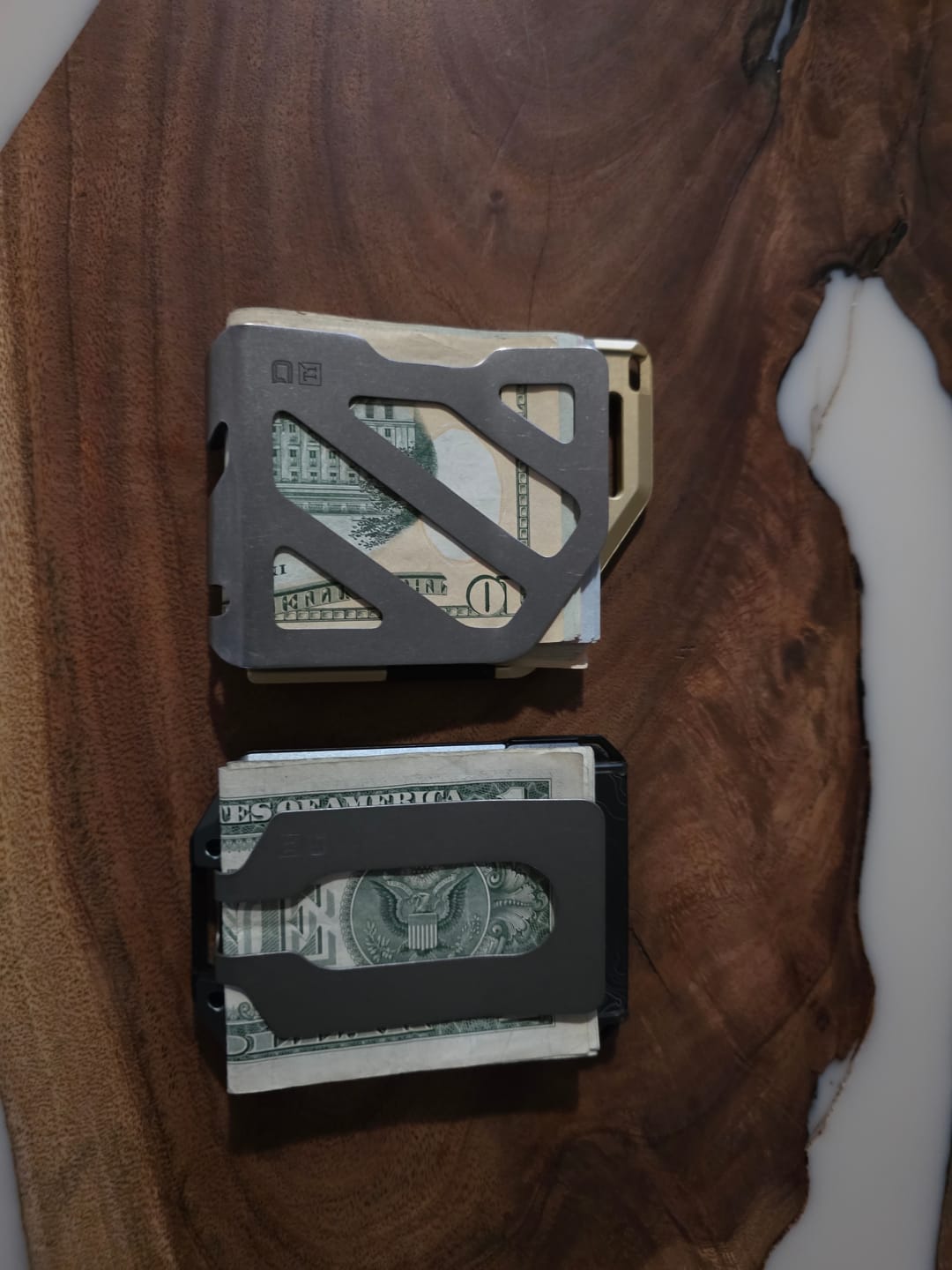 Customer photo review of M4 MAVERICK™ RAIL WALLET with TITANIUM CLIP