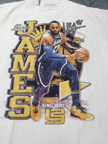 Customer photo review of "Lebron" Rings T-Shirt