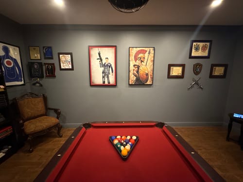 Customer photo review of Spartan Warrior With Spear and Shield Canvas Wall Art
