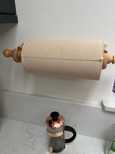 Customer photo review of Unbleached Bamboo Kitchen Roll