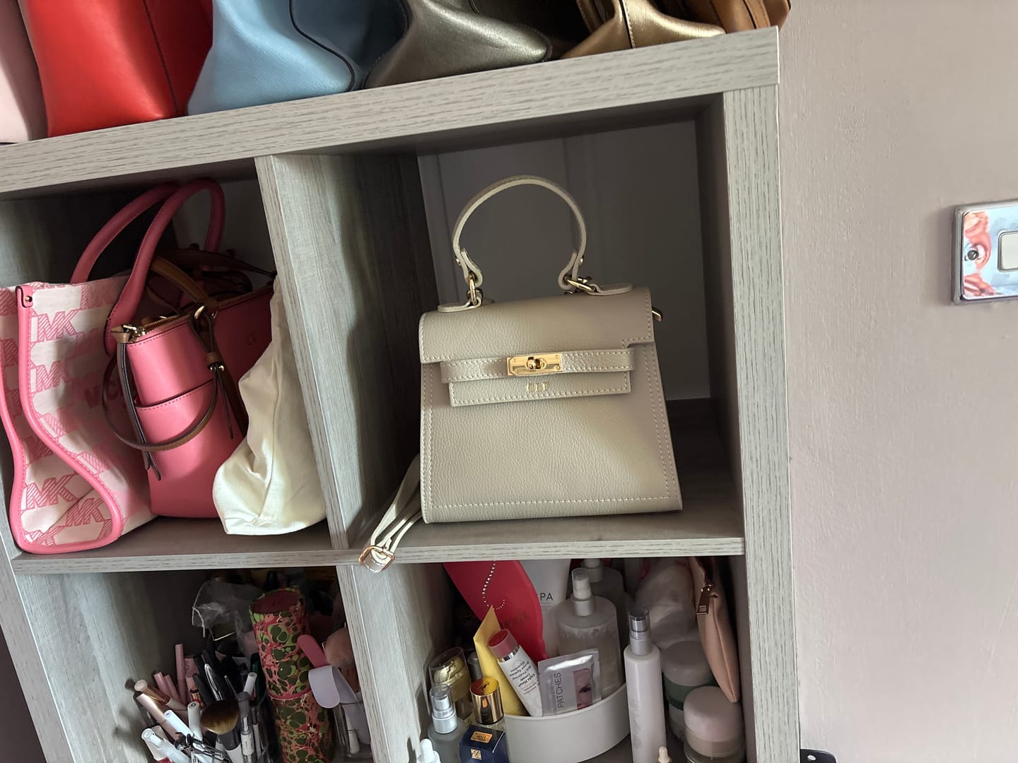 Customer photo review of Polly Top Handle Bag