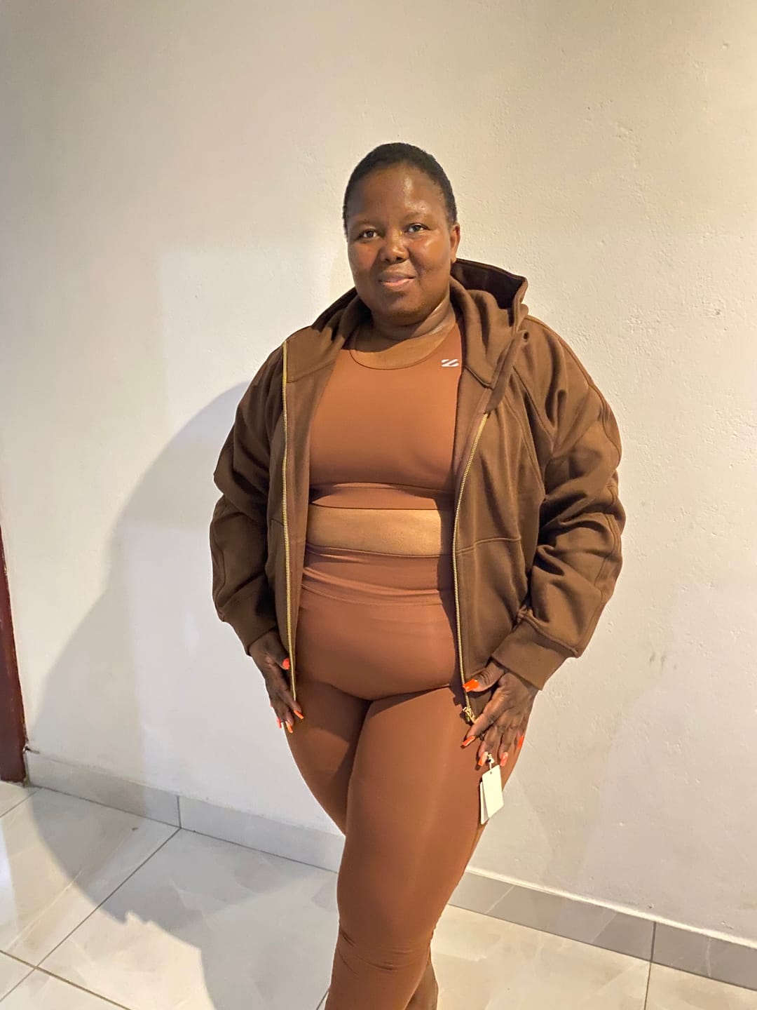 Customer photo review of Two-Piece Yoga Workout Set