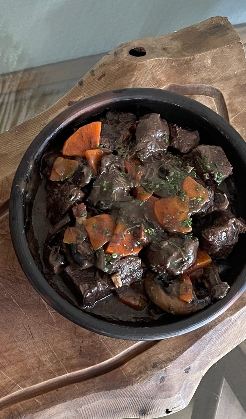 Customer photo review of Boeuf Bourguignon