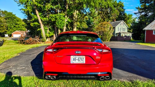 Customer photo review of Rear Spoiler & Wings - Scorpion GT Style | Fits Kia Stinger (2018-2024)