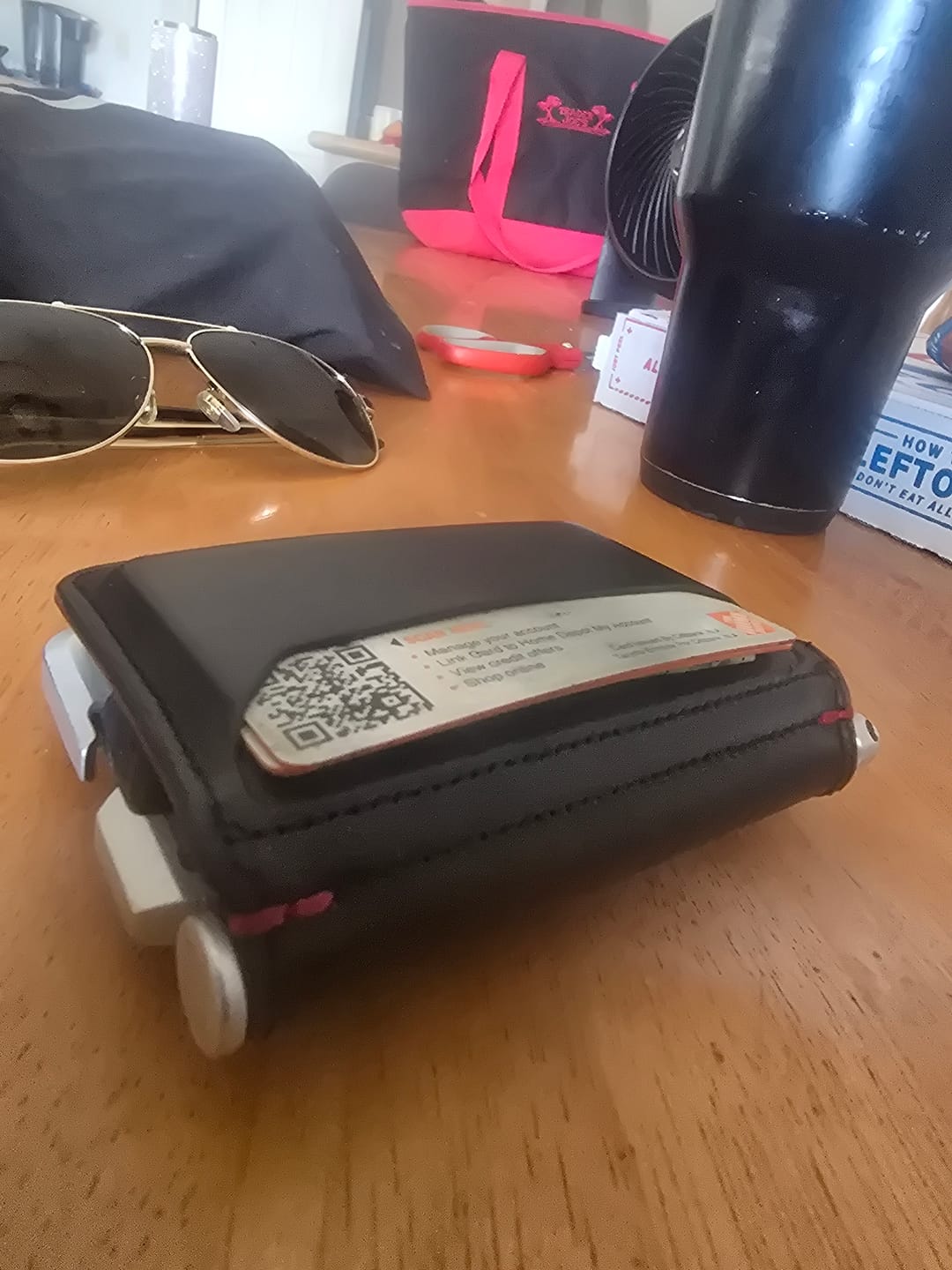 Customer photo review of 3 POCKET BIFOLD WITH PEN CAVITY