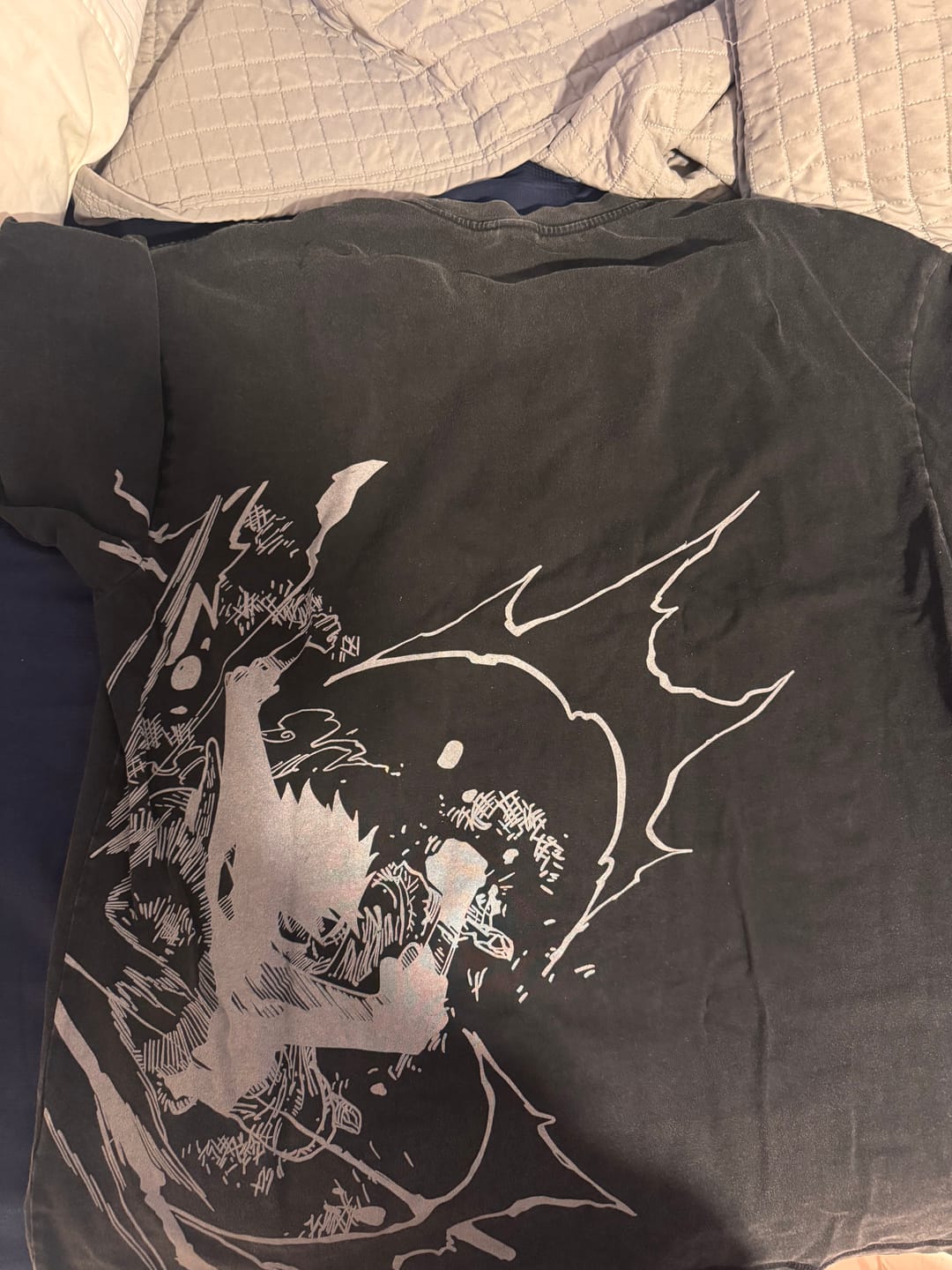Customer photo review of Luffy oversize tee