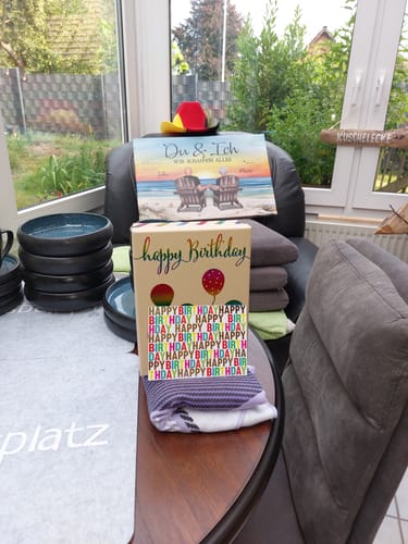 Customer photo review of Personalisierte Leinwand "Du und ich, wir schaffen alles"