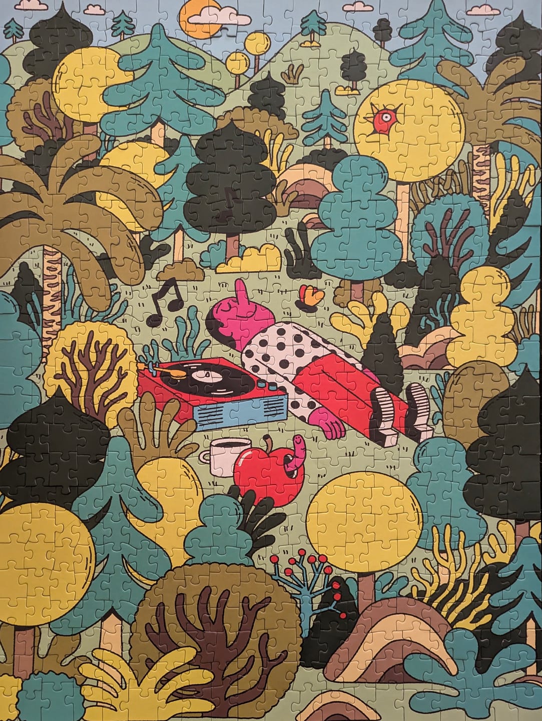 Customer photo review of Space Out | 500 Piece Puzzle