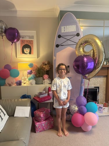 Customer photo review of KIDS MALIBU SKY PADDLE BOARD FULL KIT