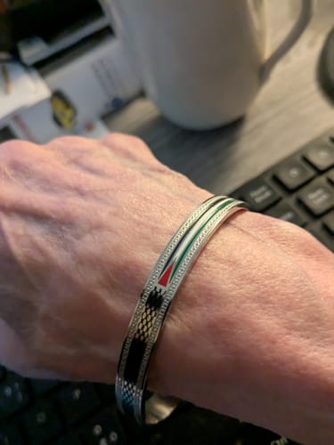 Customer photo review of Palestine Heritage Cuff