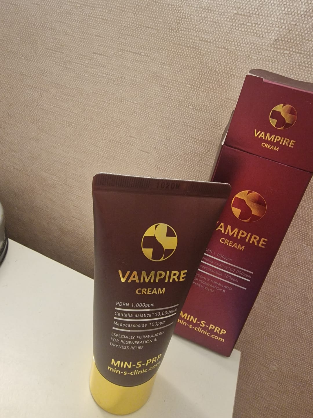 Customer photo review of PDRN Хидратиращ крем за клетъчна регенерация VAMPIRE Cream Poul La Peau