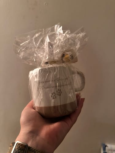 Customer photo review of Tasse Gravur - personalisiert mit Wunschtext & Symbol
