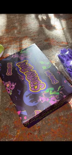 Customer photo review of Scooby-Doo 'Unmasked' Purple Youth Football Cleats - Velocity 3.0 by Phenom Elite
