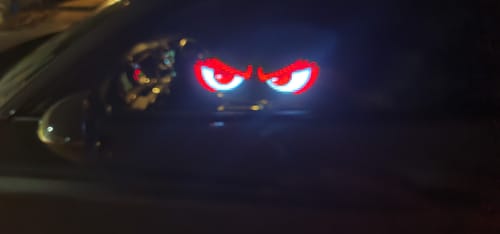 Customer photo review of Moto Eyes - Animated Moto Eyes