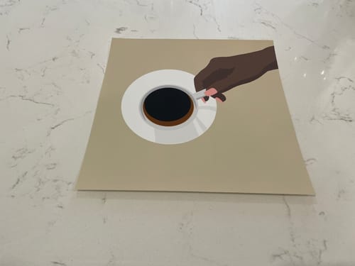 Customer photo review of 10x10 Giclee Fine Art Prints