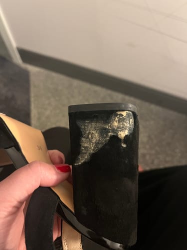 Customer photo review of Chiara Suede Black