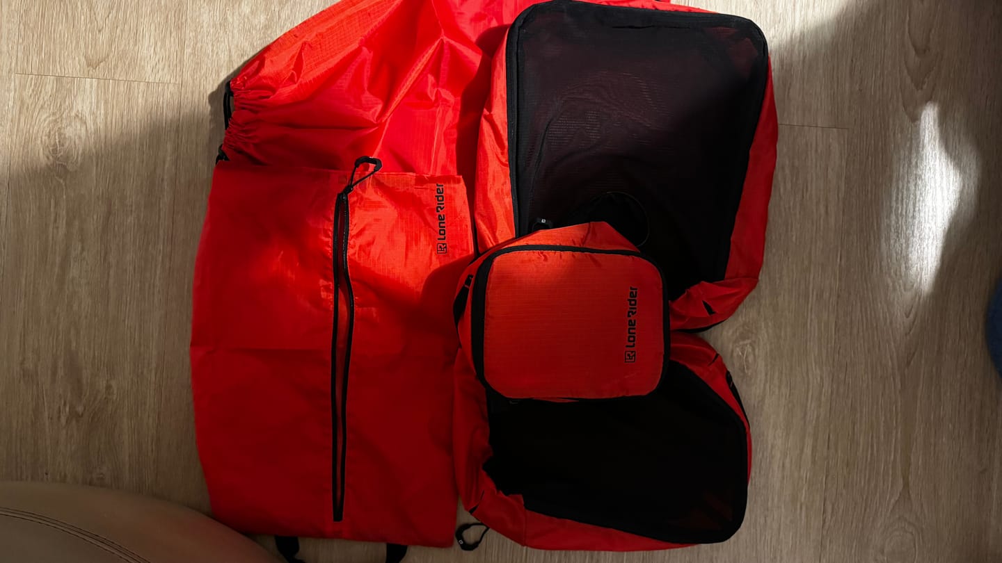 Customer photo review of Travel Packing Cubes - Ultimate Travel Packing Set