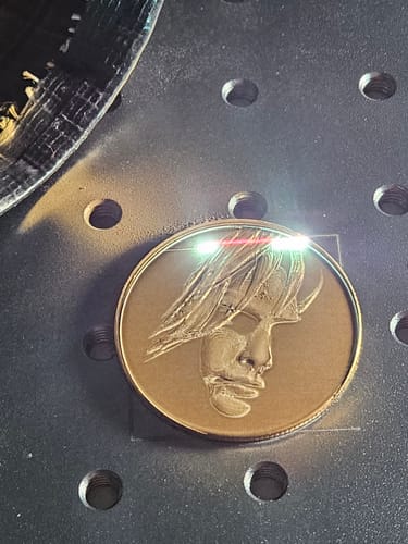 Customer photo review of Monport GM 30W Integrated Fiber Laser Engraver & Marking Machine